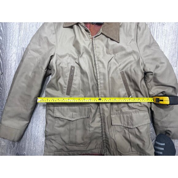 Vintage Rise Military Jacket Men's Size Large Sportwear Retro Green - Picture 6 of 7